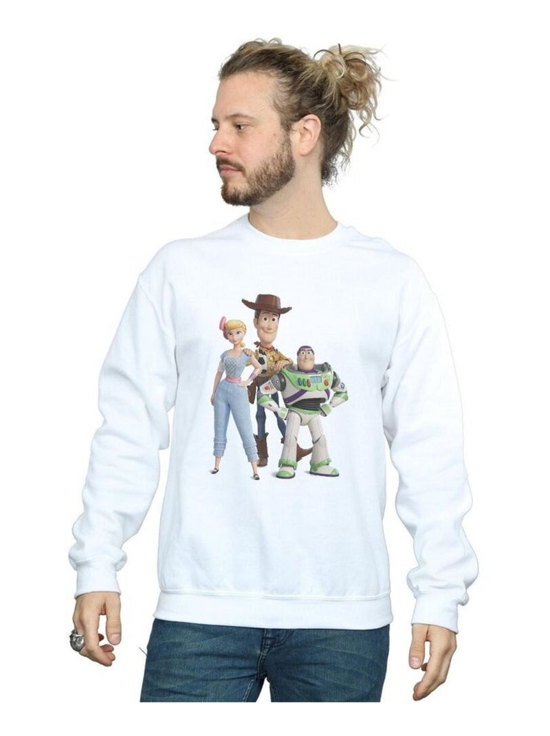 Disney - Sweat TOY STORY Blanc - Kiabi