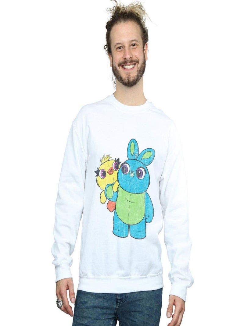 Disney - Sweat TOY STORY Blanc - Kiabi