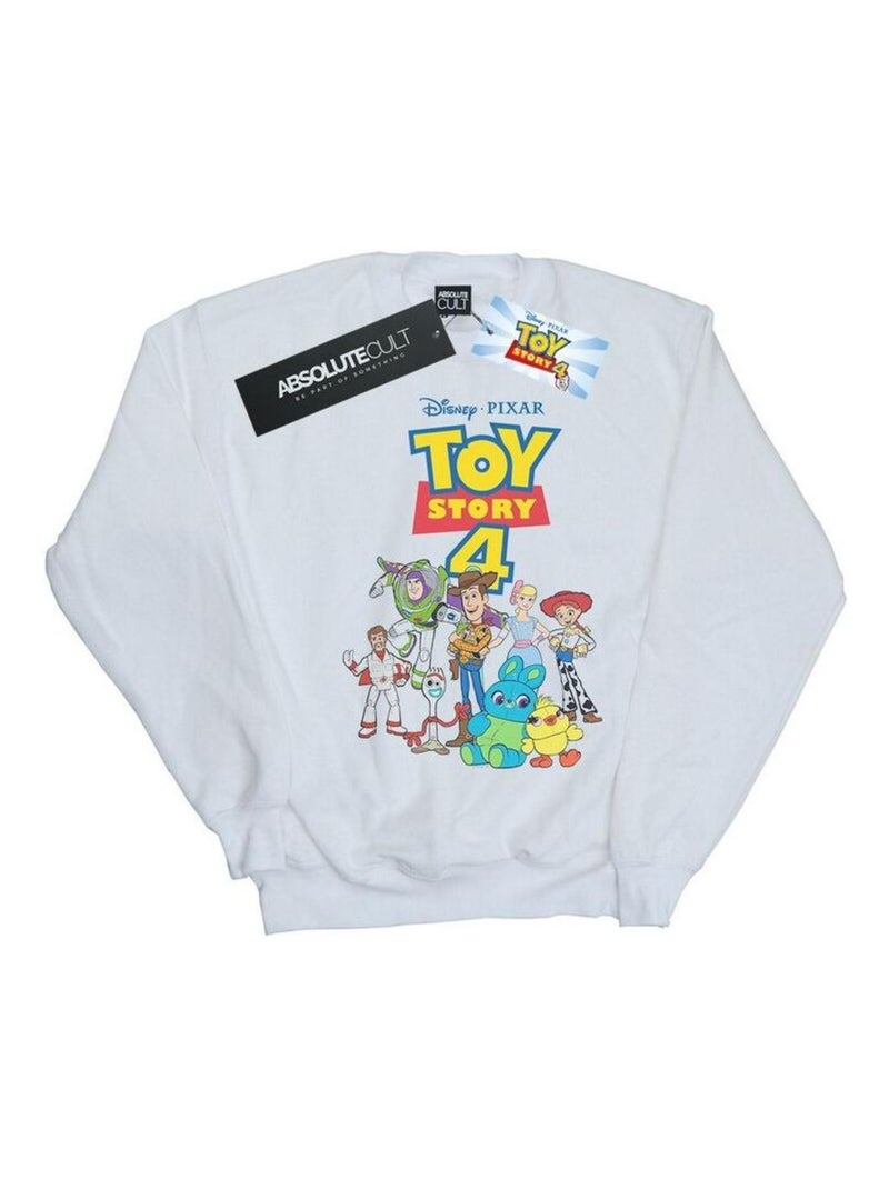 Disney - Sweat TOY STORY Blanc - Kiabi