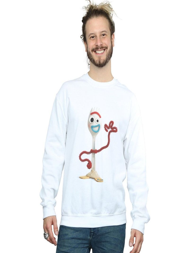 Disney - Sweat TOY STORY Blanc - Kiabi