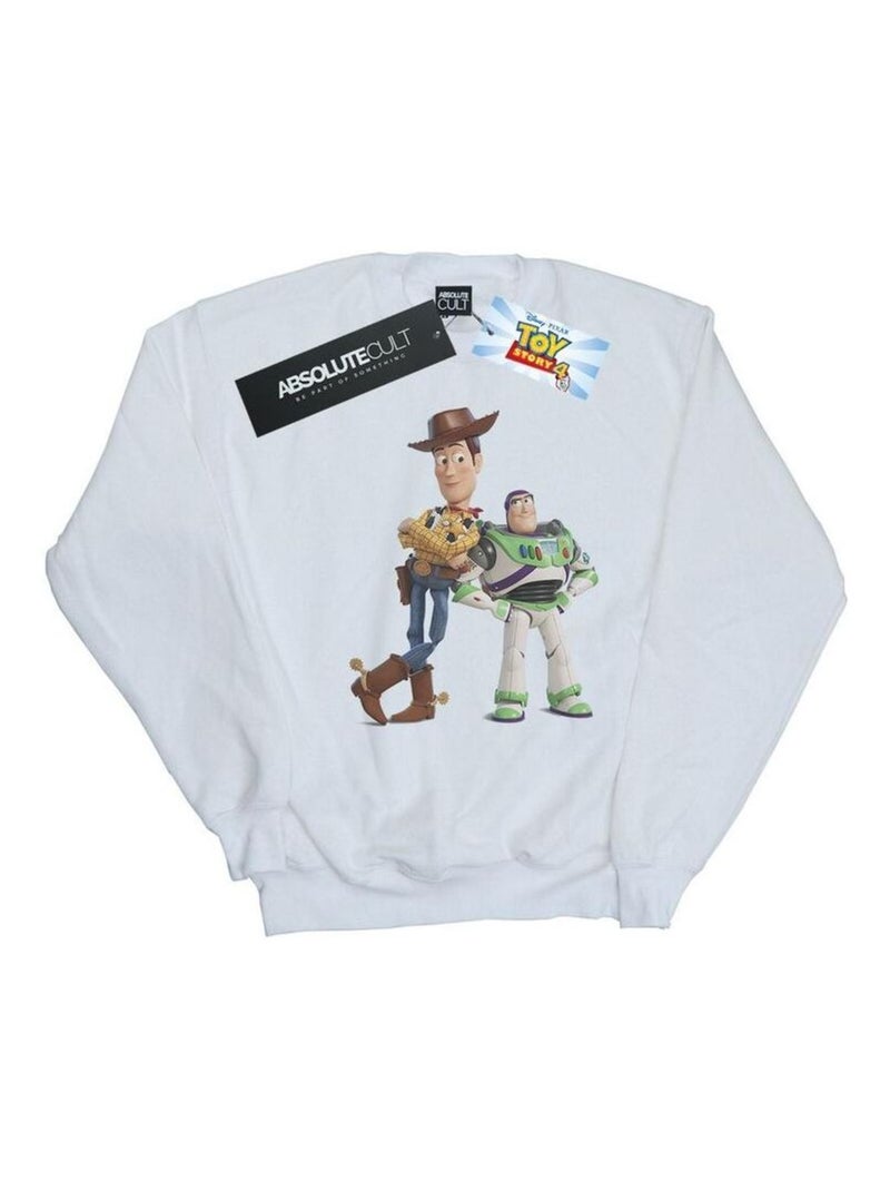 Disney - Sweat TOY STORY Blanc - Kiabi