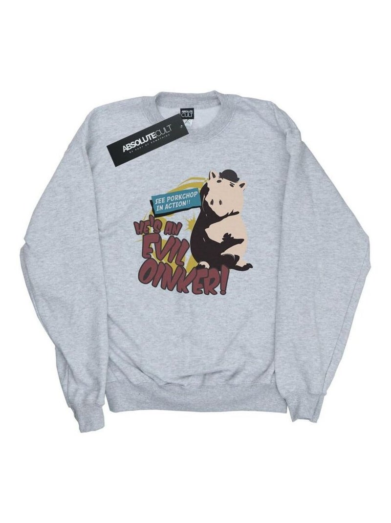 Disney - Sweat TOY STORY EVIL OINKER Gris chiné - Kiabi