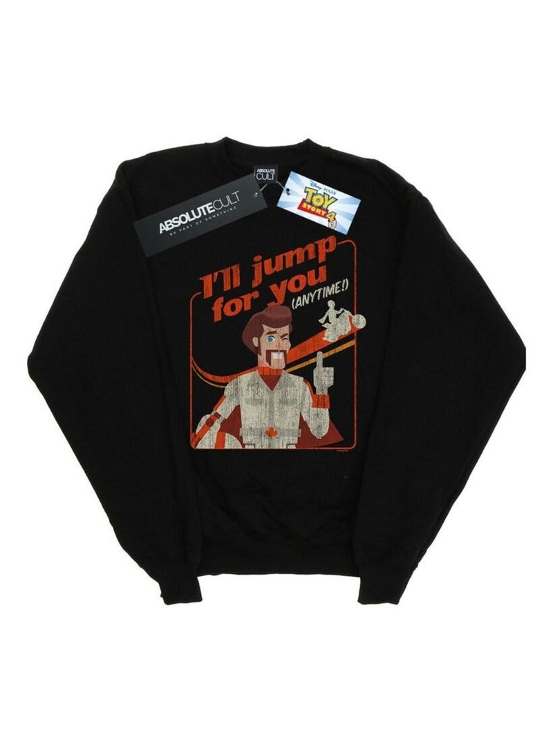Disney - Sweat TOY STORY I'LL JUMP FOR YOU Noir - Kiabi