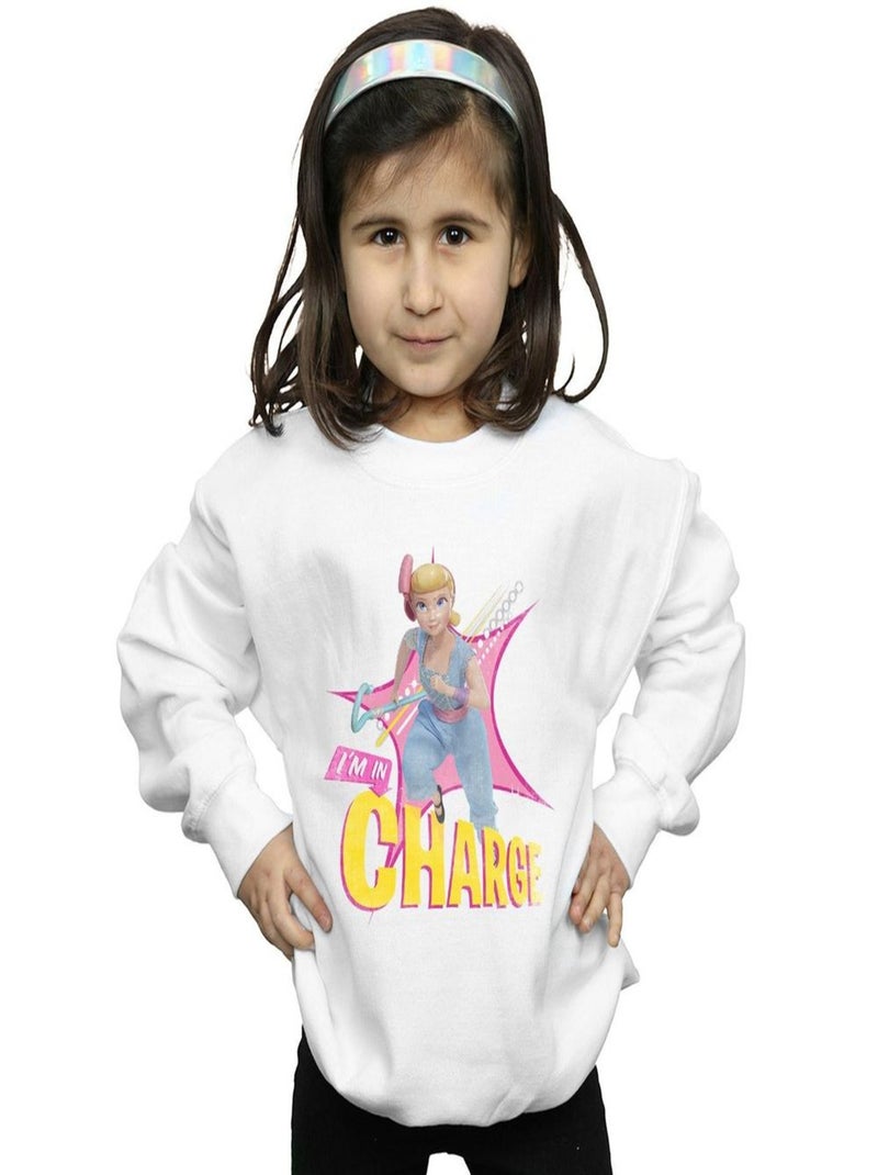Disney - Sweat TOY STORY IN CHARGE Blanc - Kiabi