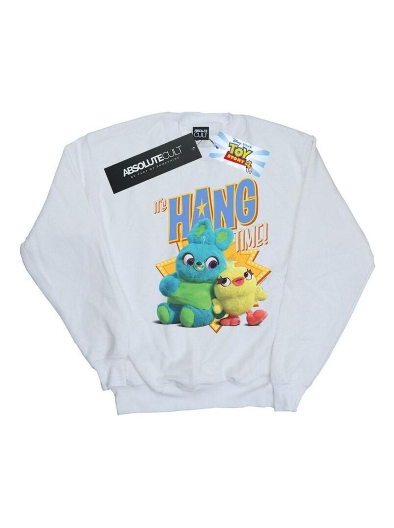 Disney - Sweat TOY STORY IT'S HANG TIME Blanc - Kiabi