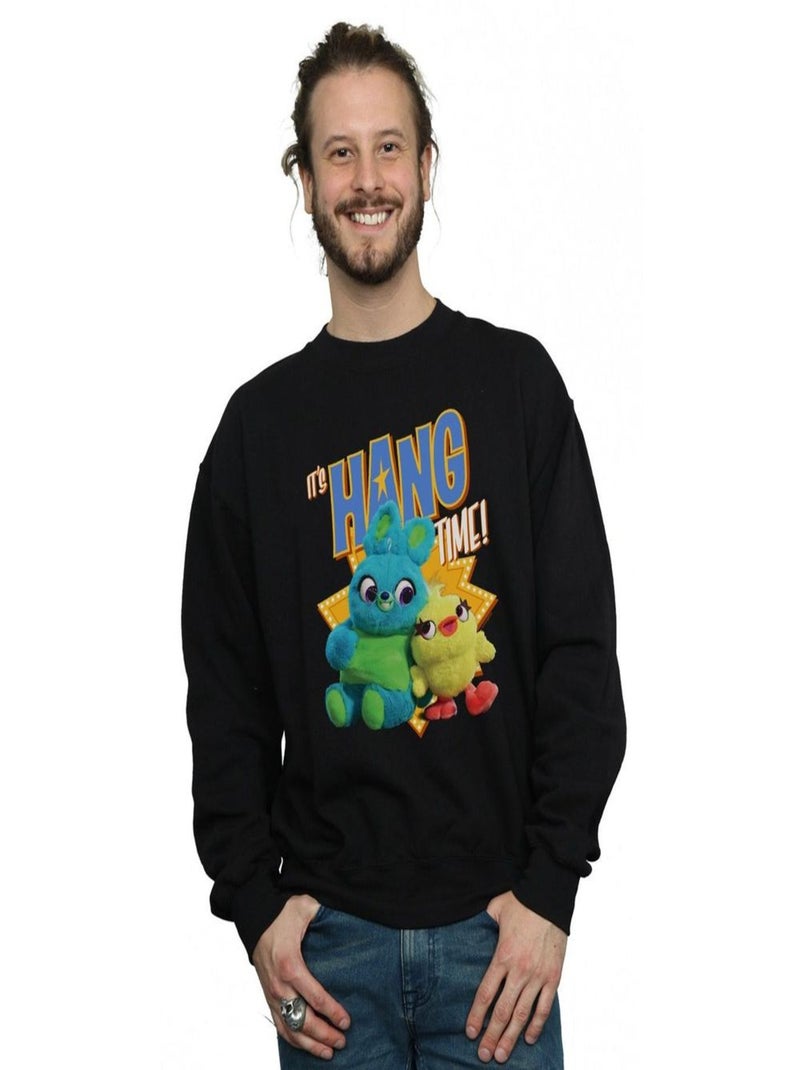 Disney - Sweat TOY STORY IT'S HANG TIME Noir - Kiabi