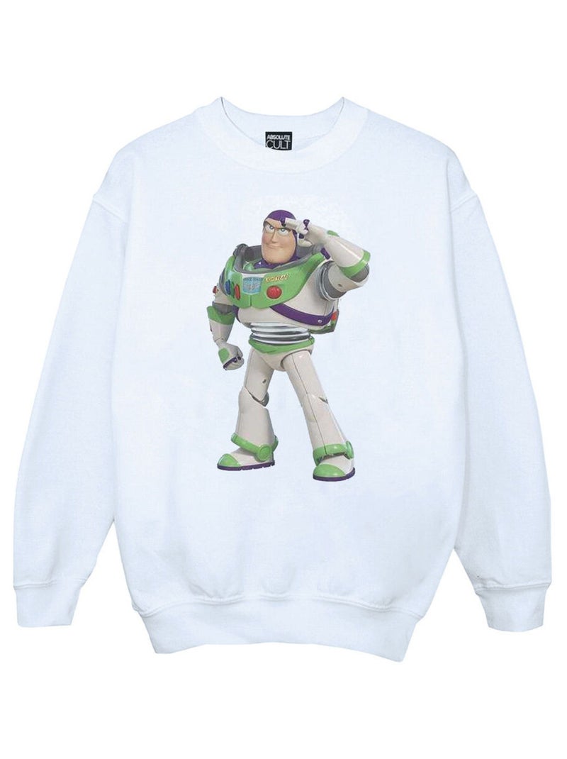 Disney - Sweat TOY STORY LIGHTYEAR Blanc - Kiabi