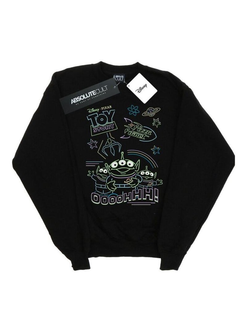 Disney - Sweat TOY STORY LITTLE GREEN MEN Noir - Kiabi