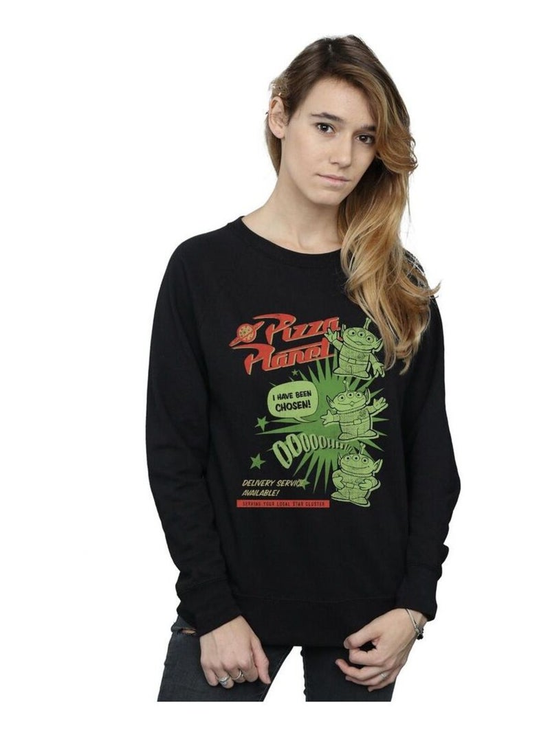 Disney - Sweat TOY STORY PIZZA PLANET LÇaTLE GREEN MEN Noir - Kiabi