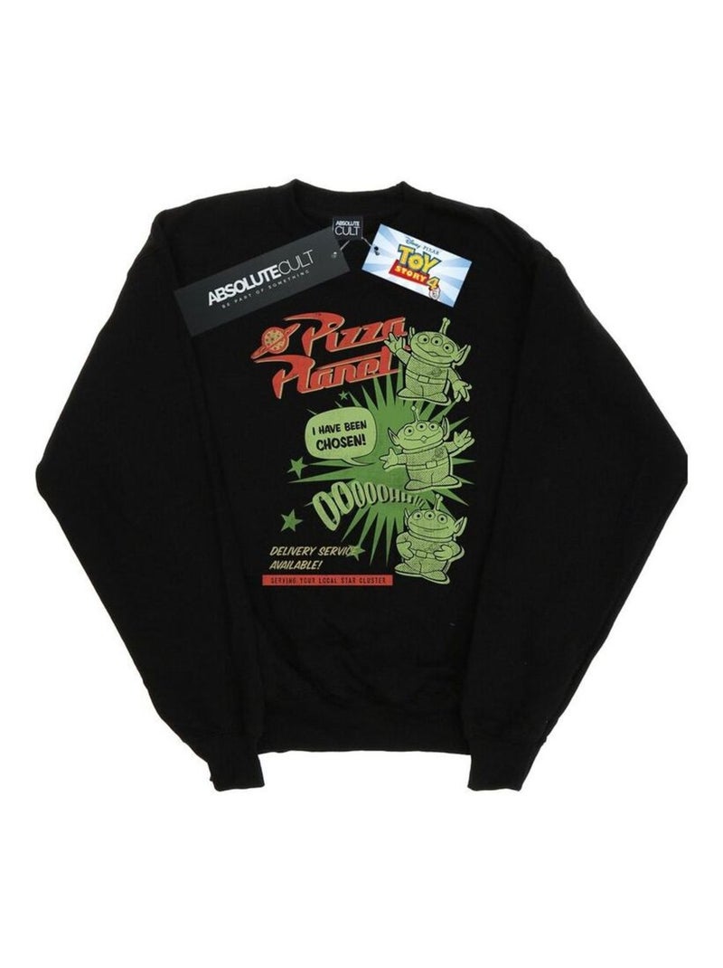 Disney - Sweat TOY STORY PIZZA PLANET LITTLE GREEN MEN Noir - Kiabi
