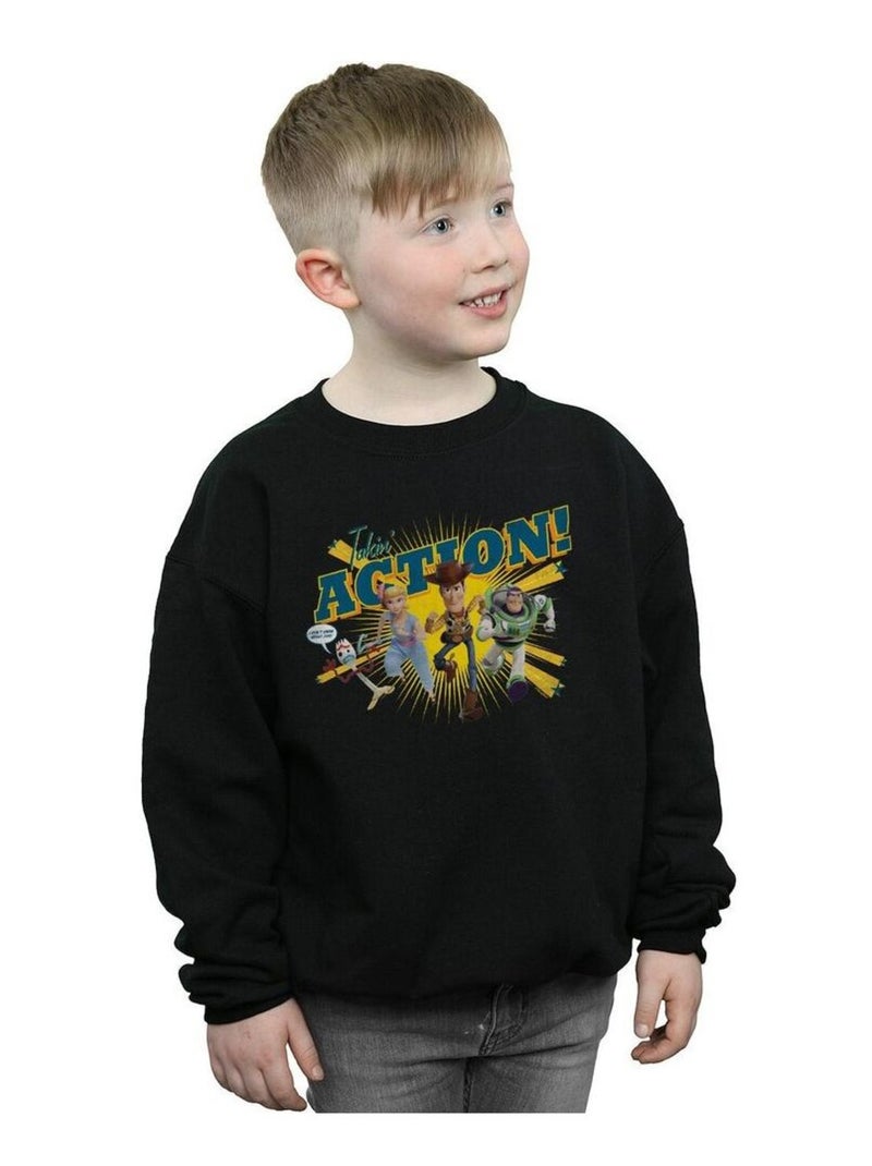 Disney - Sweat TOY STORY TAKIN' ACTION Noir - Kiabi