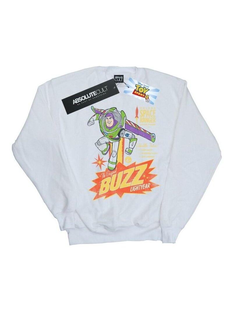 Disney - Sweat TOY STORY THE ORIGINAL Buzz l'Éclair Blanc - Kiabi
