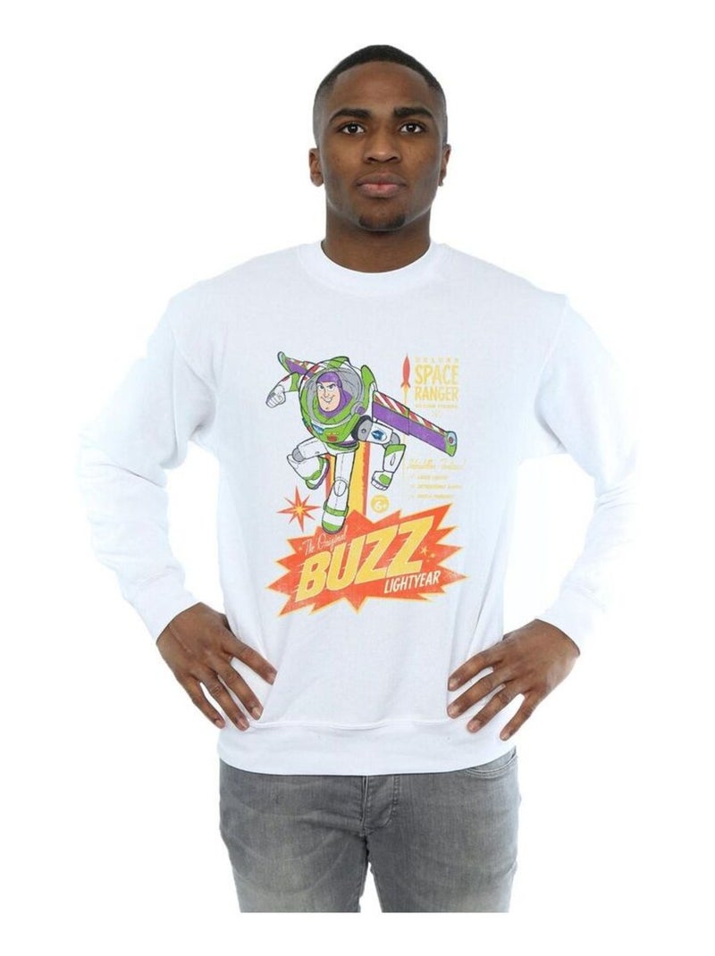 Disney - Sweat TOY STORY THE ORIGINAL Buzz l'Éclair Blanc - Kiabi