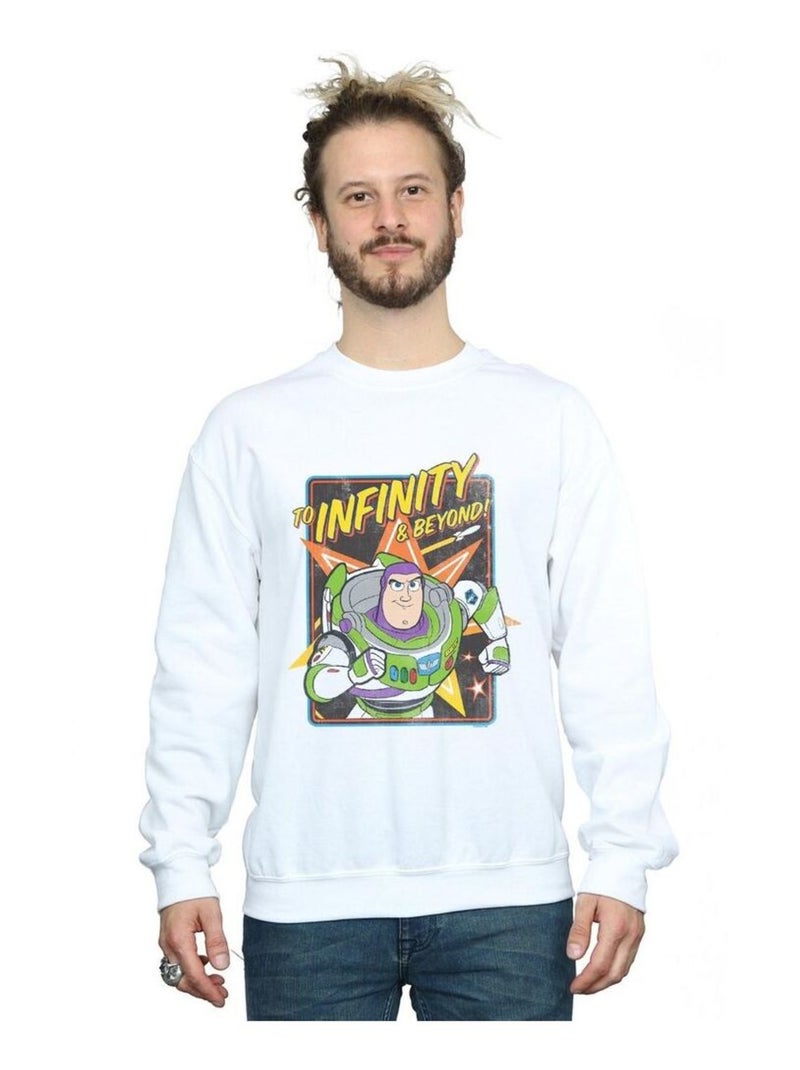Disney - Sweat TOY STORY TO INFINITY Blanc - Kiabi