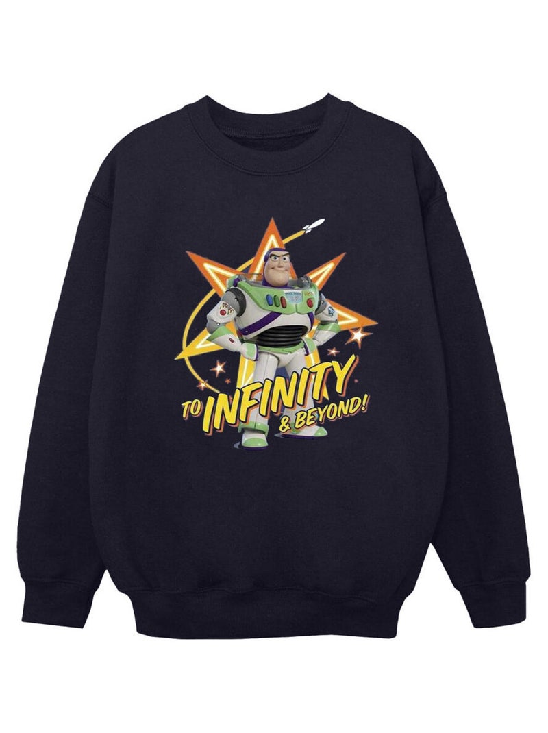 Disney - Sweat TOY STORY TO INFINITY Bleu marine - Kiabi
