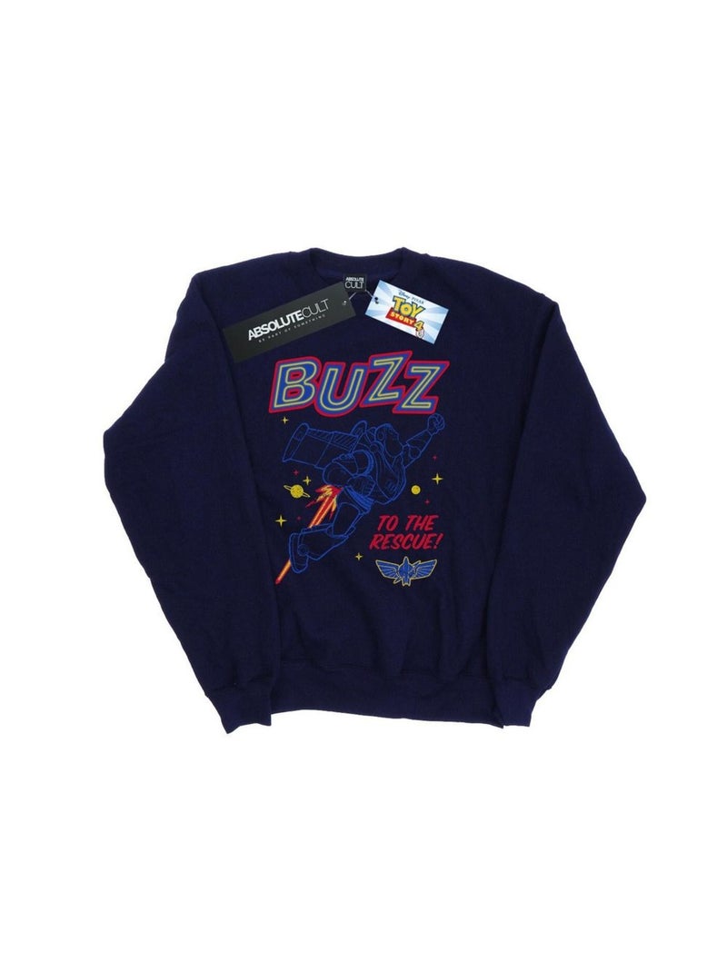 Disney - Sweat TOY STORY TO THE RESCUE Bleu marine - Kiabi