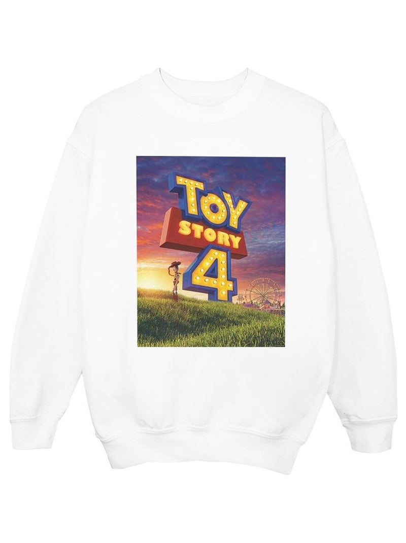Disney - Sweat TOY STORY WE ARE BACK Blanc - Kiabi
