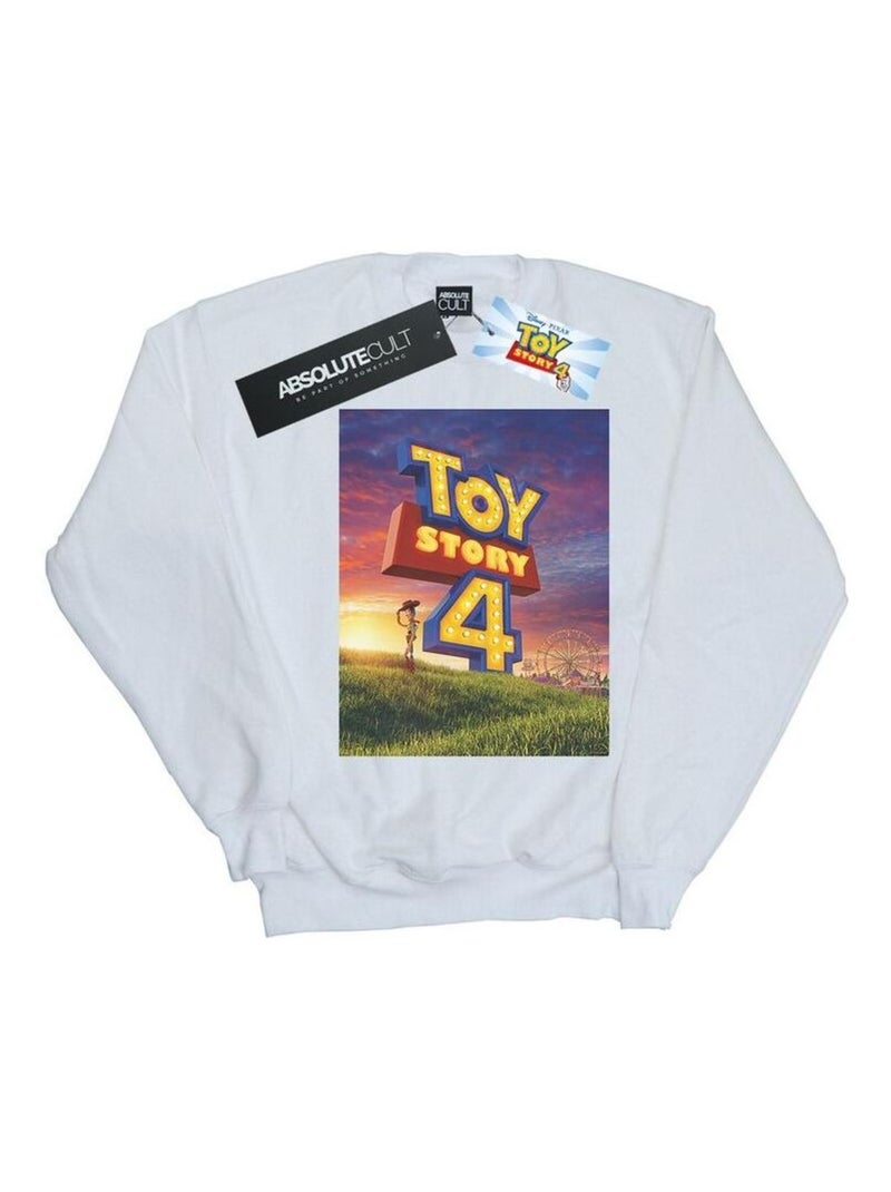 Disney - Sweat TOY STORY WE ARE BACK Blanc - Kiabi