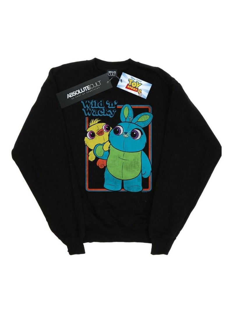 Disney - Sweat TOY STORY WILD AND WACKY Noir - Kiabi
