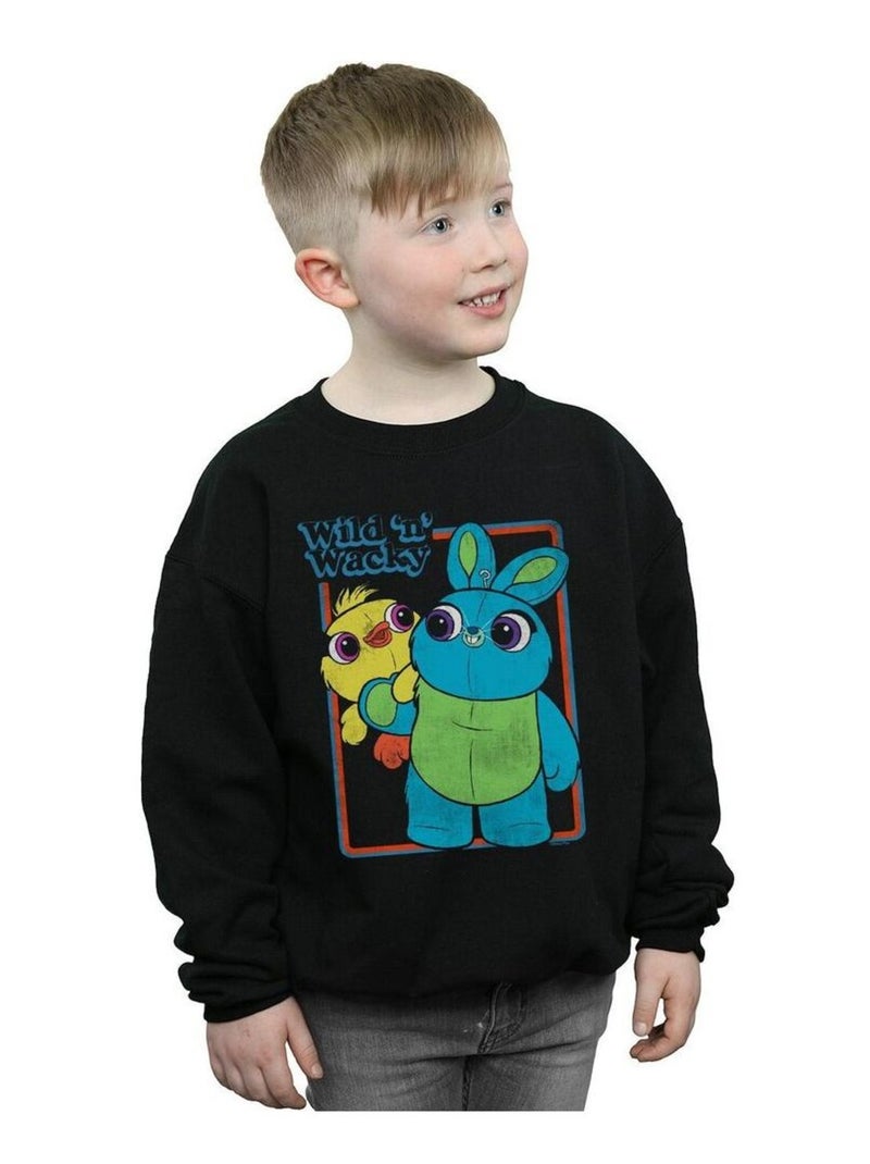 Disney - Sweat TOY STORY WILD AND WACKY Noir - Kiabi