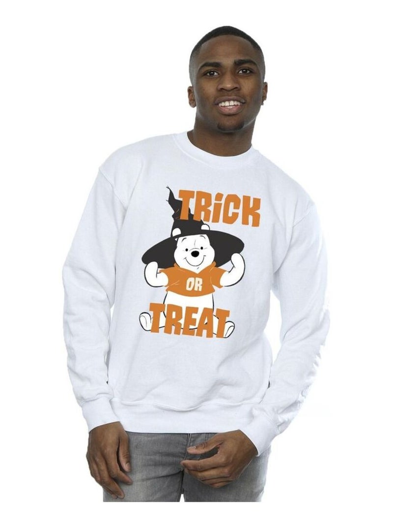 Disney - Sweat TRICK OR TREAT Blanc - Kiabi