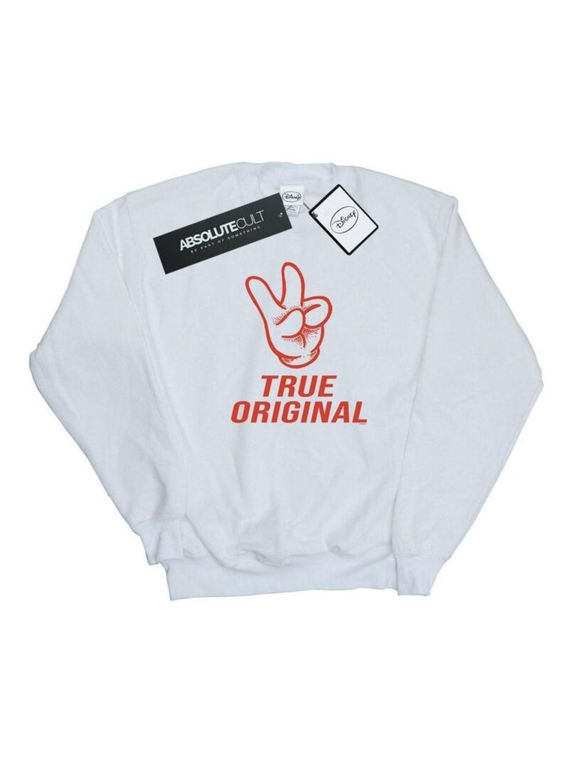 Disney - Sweat TRUE ORIGINAL Blanc - Kiabi