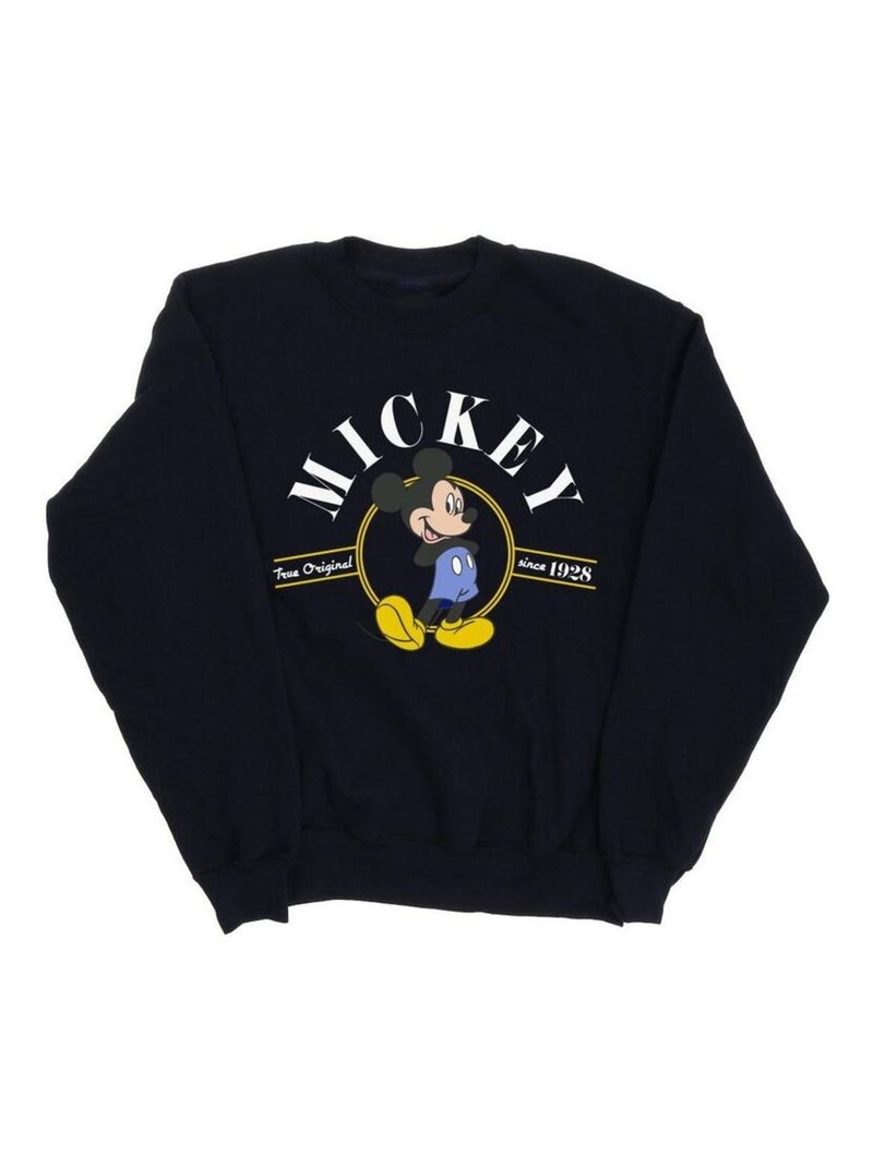 Disney - Sweat TRUE ORIGINAL Bleu marine - Kiabi
