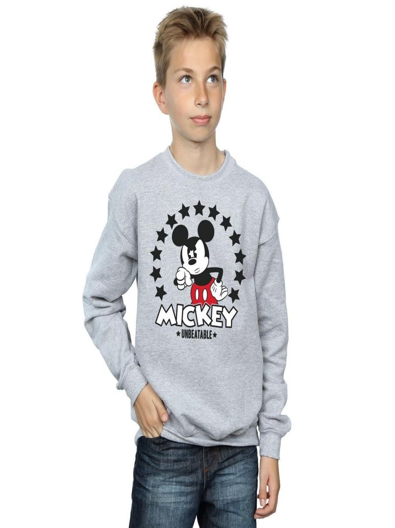 Disney - Sweat UNBEATABLE Gris chiné - Kiabi
