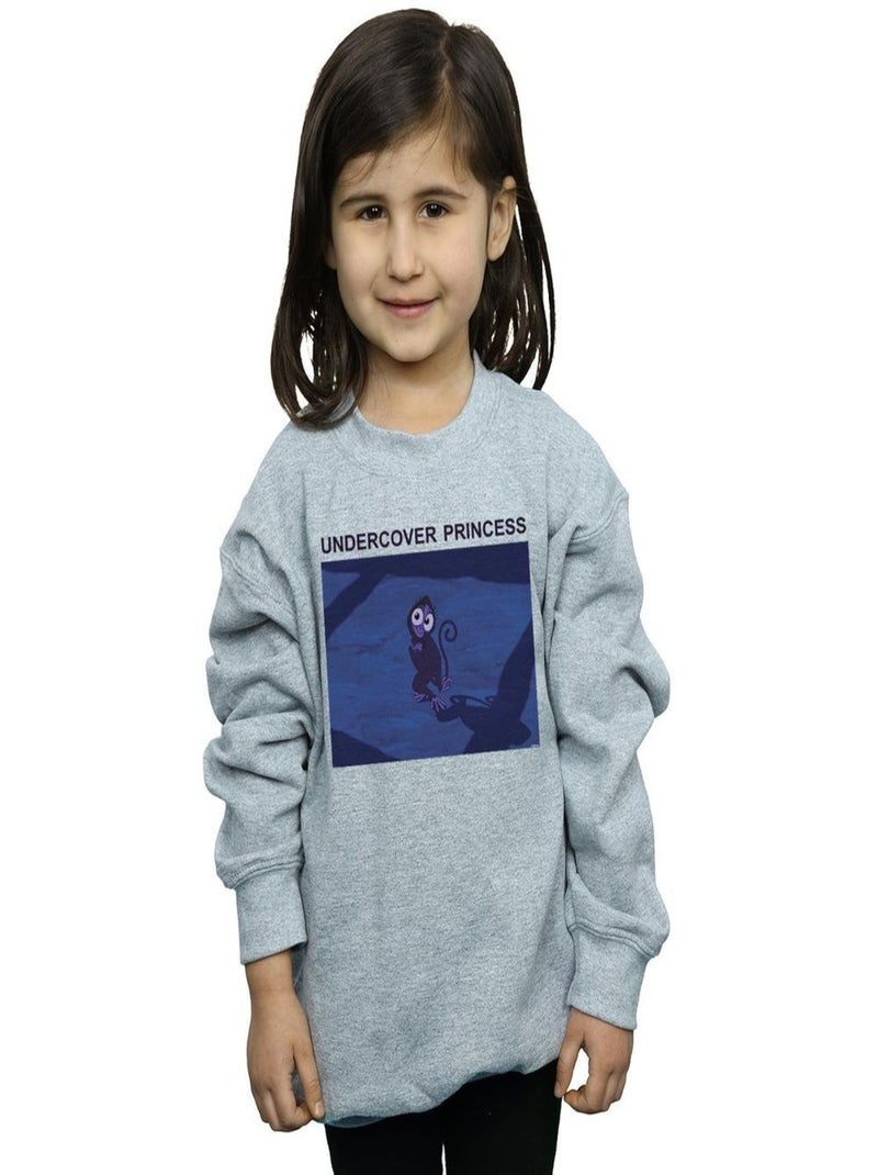 Disney - Sweat UNDERCOVER PRINCESS Gris chiné - Kiabi