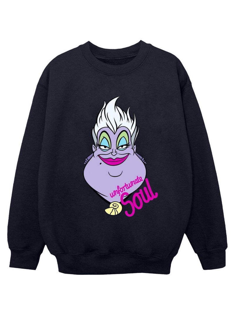 Disney - Sweat UNFORTUNATE SOUL Bleu marine - Kiabi