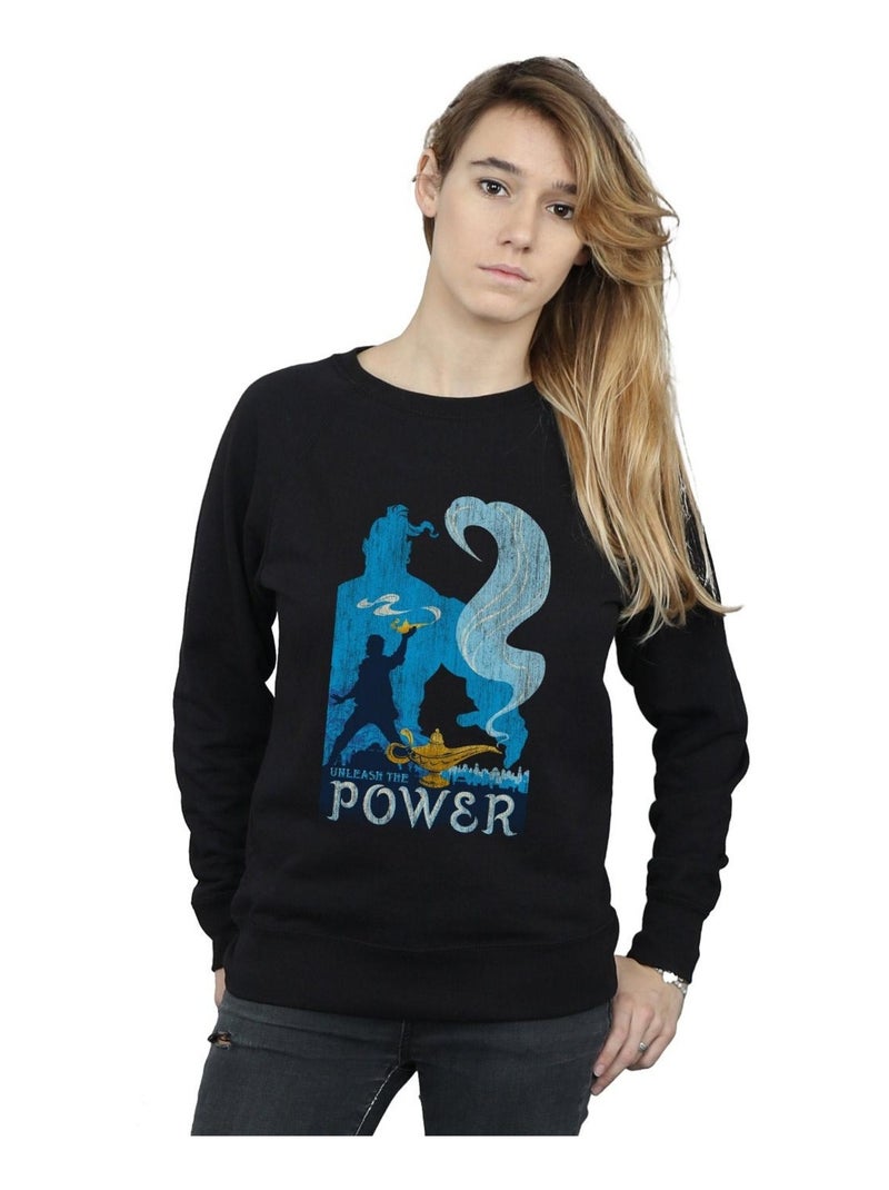 Disney - Sweat UNLEASH THE POWER Noir - Kiabi