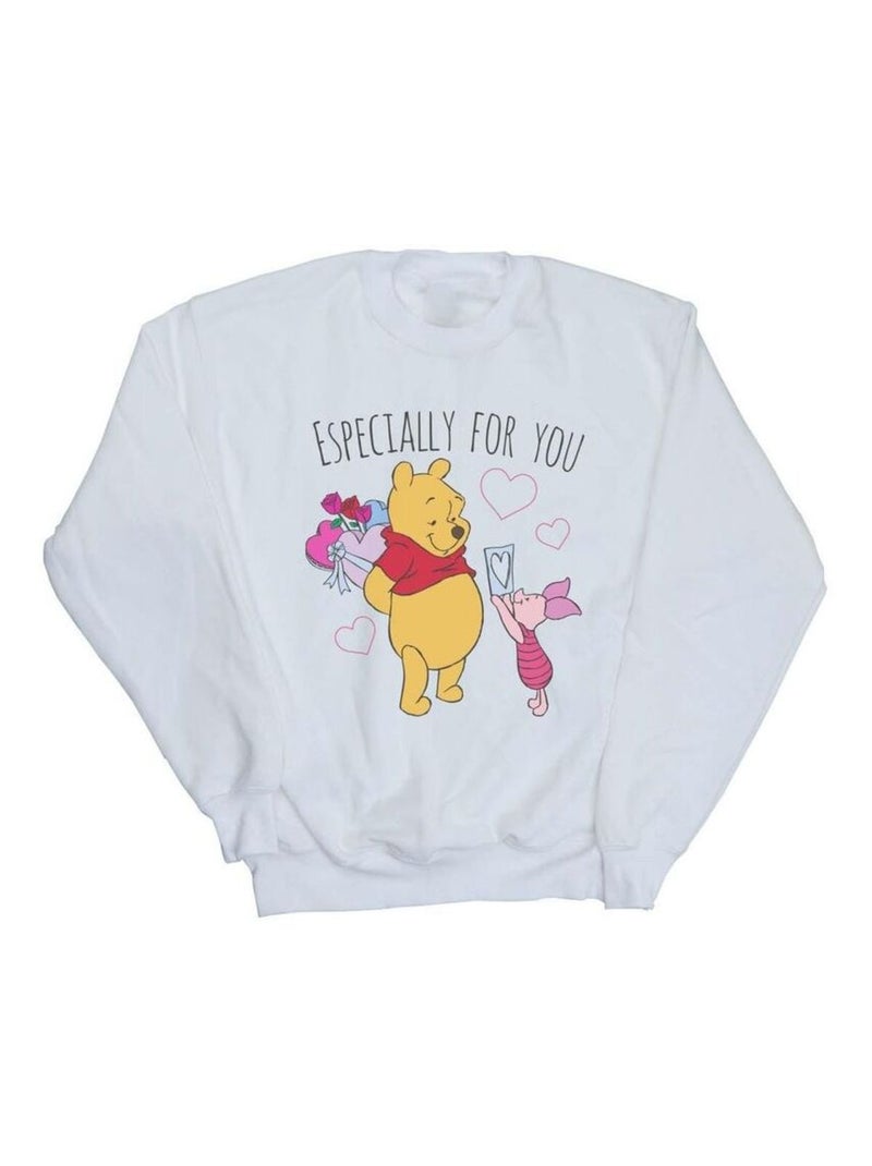 Disney - Sweat VALENTINES GIFT Blanc - Kiabi