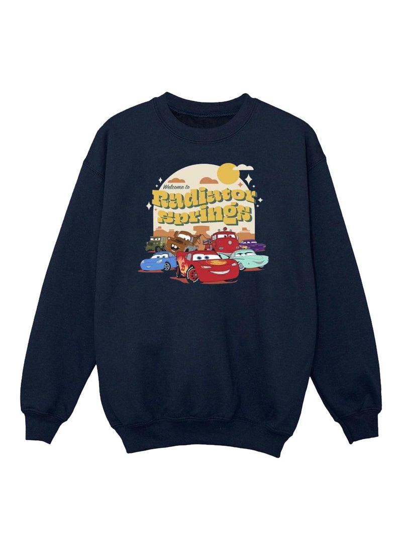 Disney - Sweat Voitures RADIATOR SPRINGS Bleu marine - Kiabi