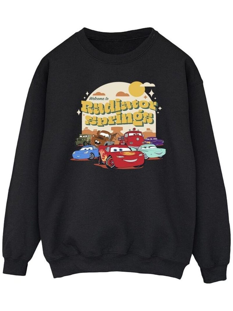 Disney - Sweat Voitures RADIATOR SPRINGS Noir - Kiabi