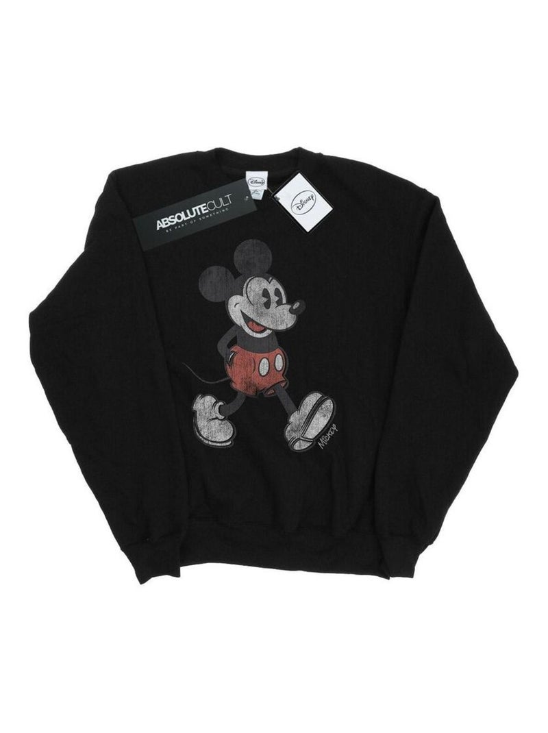 Disney - Sweat WALKING (Mickey Mouse) Noir - Kiabi