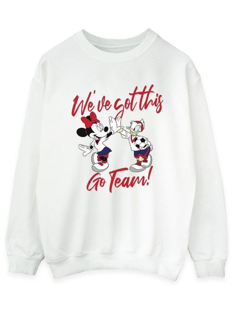 Disney - Sweat WE'VE GOT THIS Blanc - Kiabi
