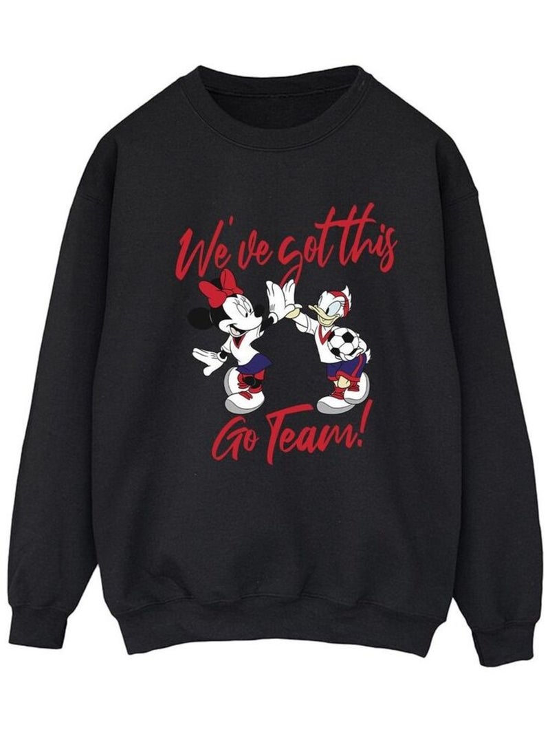 Disney - Sweat WE'VE GOT THIS Noir - Kiabi