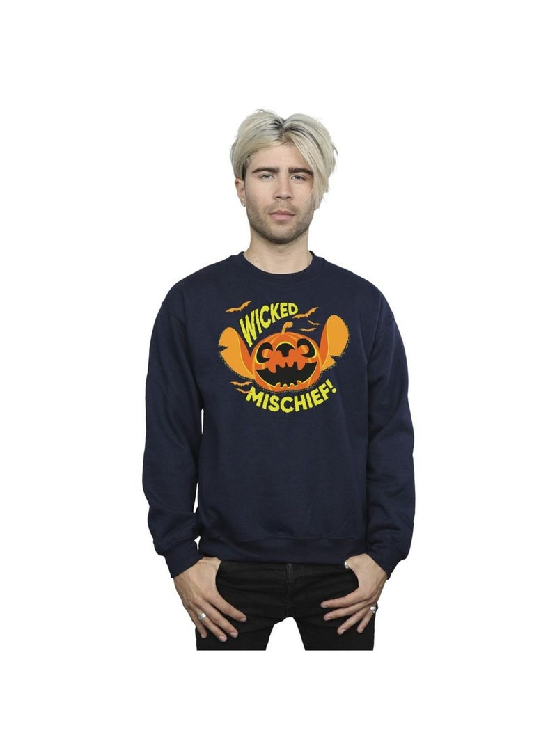 Disney - Sweat WICKED MISCHIEF Bleu marine - Kiabi