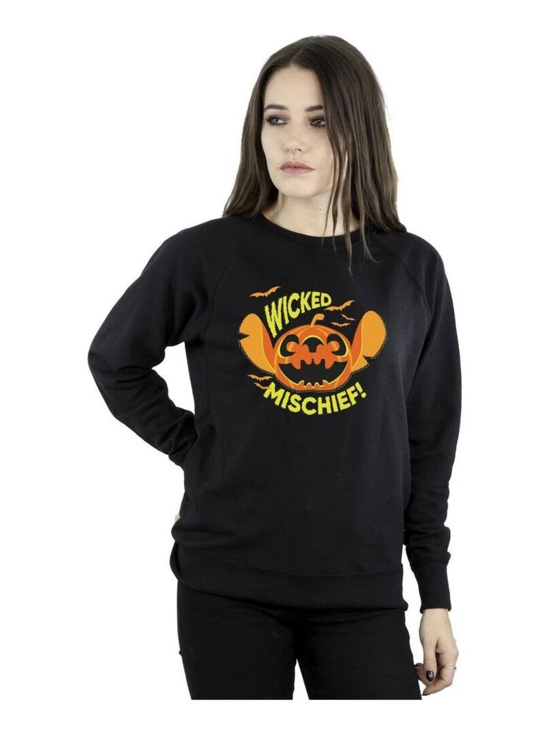 Disney - Sweat WICKED MISCHIEF Noir - Kiabi