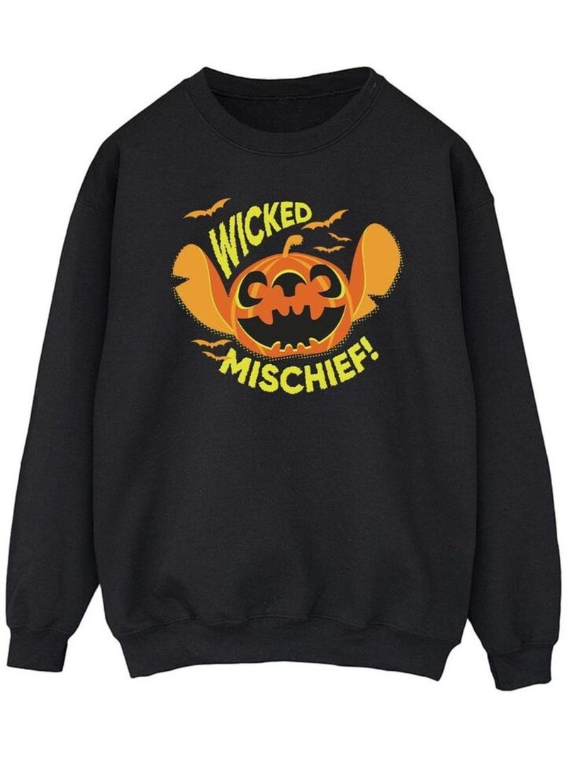 Disney - Sweat WICKED MISCHIEF Noir - Kiabi