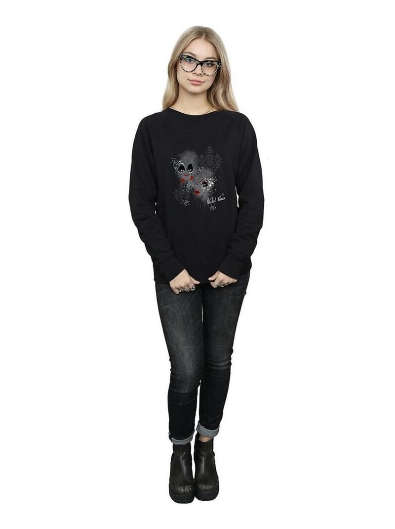 Disney - Sweat WICKED WOMEN Noir - Kiabi