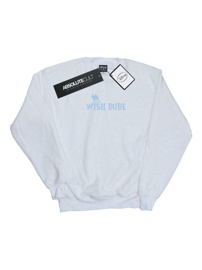 Disney - Sweat WISH DUDE Blanc - Kiabi