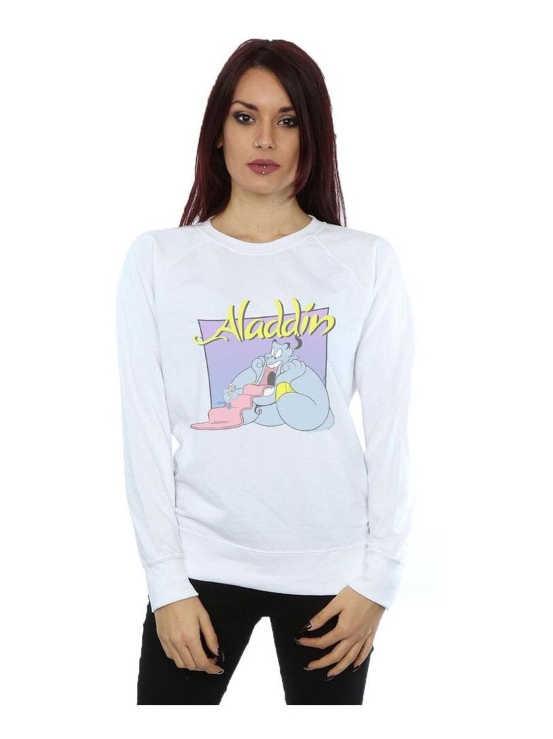 Disney - Sweat WISHING DUDE Blanc - Kiabi