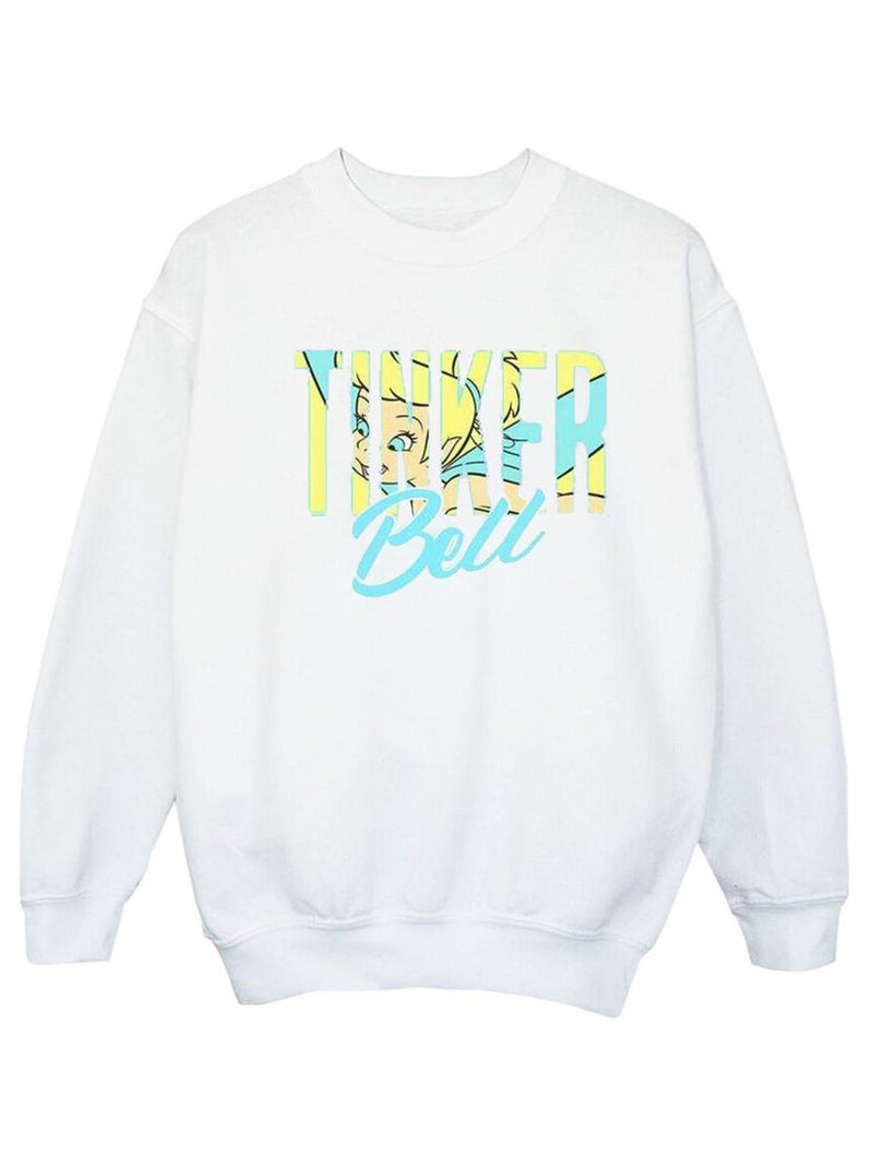 Disney - Sweat WORDING Blanc - Kiabi