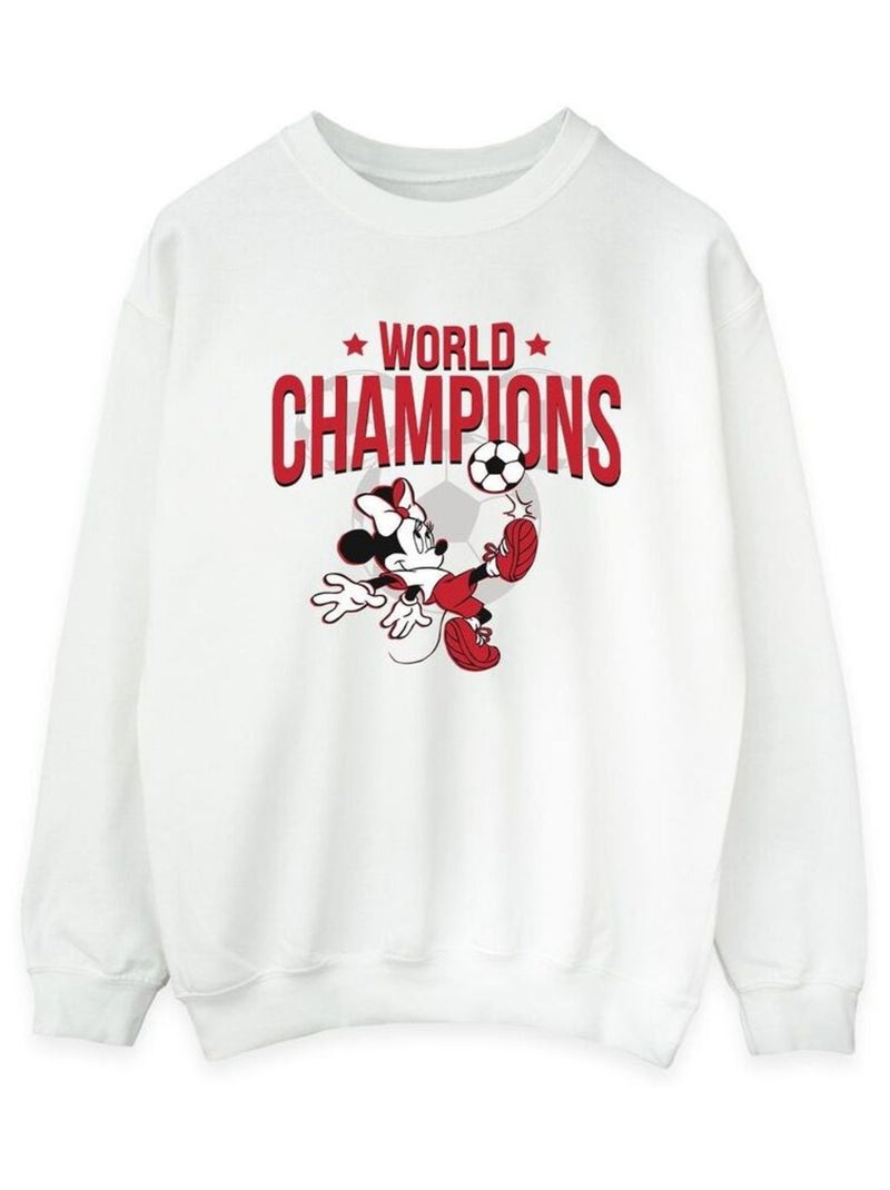 Disney - Sweat WORLD CHAMPIONS Blanc - Kiabi