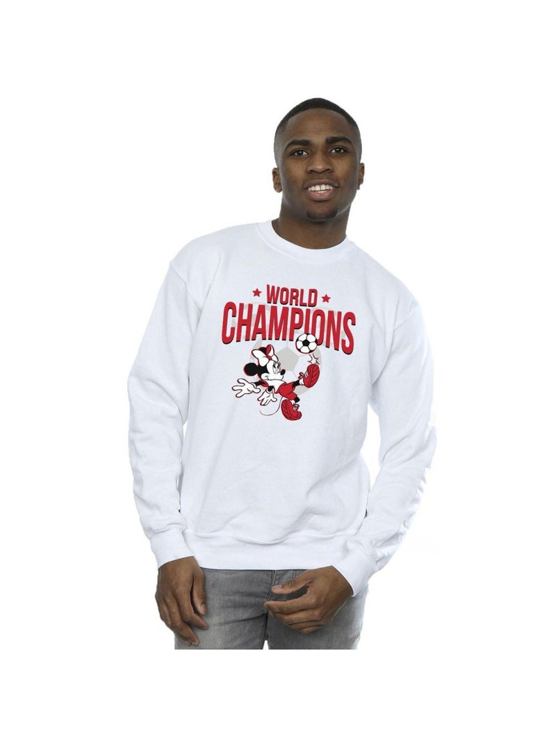 Disney - Sweat WORLD CHAMPIONS Blanc - Kiabi