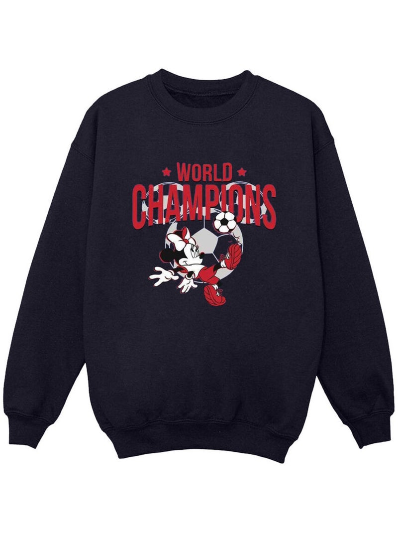 Disney - Sweat WORLD CHAMPIONS Bleu marine - Kiabi