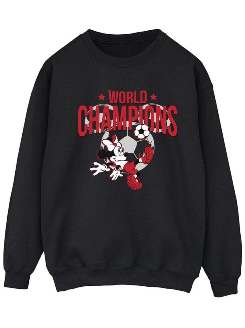 Disney - Sweat WORLD CHAMPIONS Noir - Kiabi