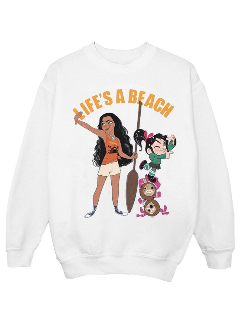 Disney - Sweat WRECK IT RALPH Blanc - Kiabi