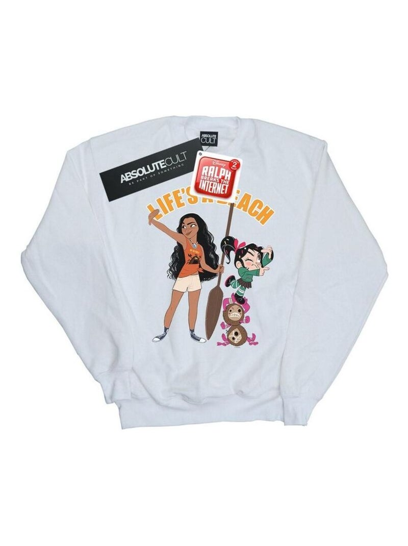 Disney - Sweat WRECK IT RALPH Blanc - Kiabi